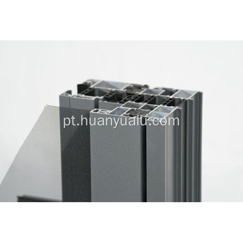 Porta deslizante de vidro de alumínio personalizada para projetos residenciais